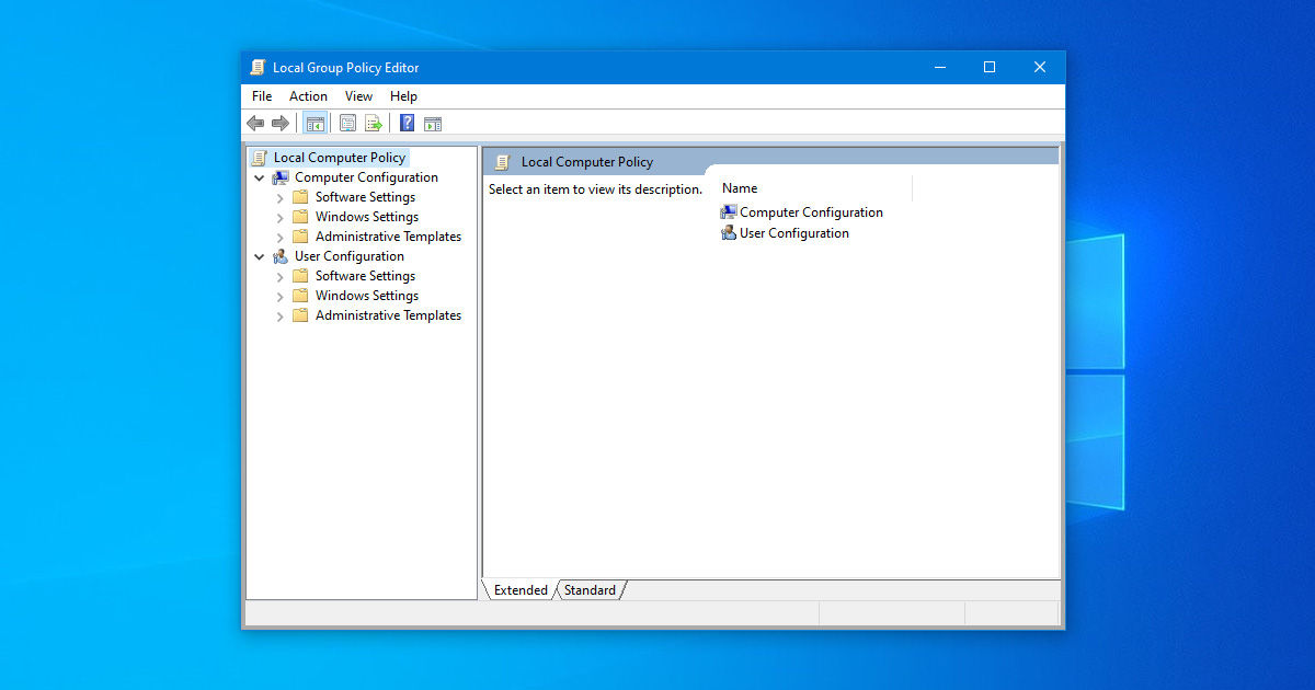 How to Open the Local Group Policy Editor in Windows 10