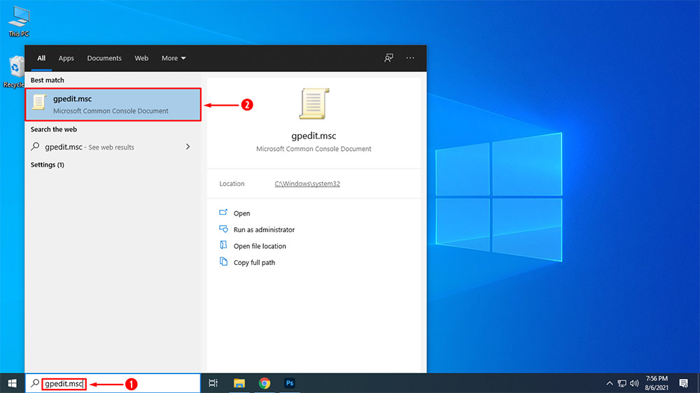 How to Hide or Show Windows Security Notification Icon using Group Policy Editor