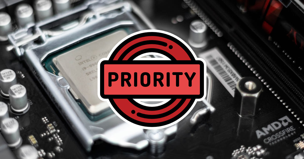 How to Set CPU Process Priority for Applications in Windows 10