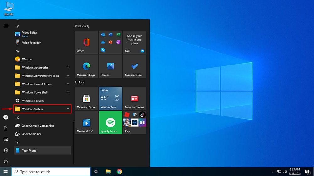 Open Elevated Command Prompt Using Start Menu
