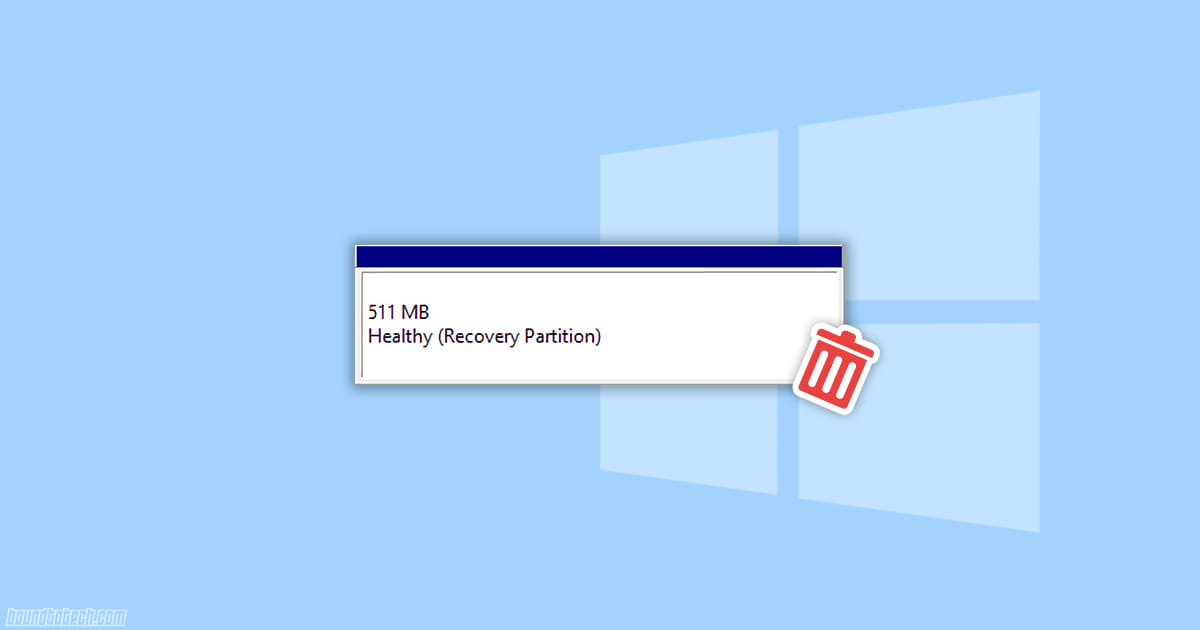 How to Delete Recovery Partition in Windows 10